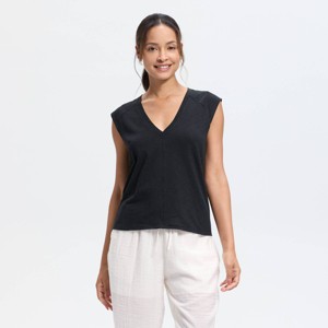 Playera de cuello redondo y manga corta para mujer - Universal Thread™