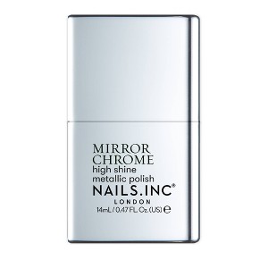 Nails Inc. Mirror Chrome Nail Polish - Silver Served - 0.47 fl oz - 1 of 4