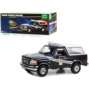 1996 Ford Bronco Black and White "Idaho State Police" "Artisan Collection" 1/18 Diecast Model Car by Greenlight - 1 of 3