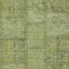 Fern Green And Artichoke Green Patchwork Washable Indoor Outdoor Area Rug - 4 of 4