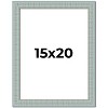 PosterPalooza | Refined Blue Picture Frame - UV Acrylic, Foam Board Backing, Hanging Hardware - 2 of 4