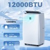 HOMCOM Portable Air Conditioner, AC Unit with Cool, Dehumidifier, Fan, 24H Timer On Off, Auto & Sleep Mode, Window Kit - 3 of 4
