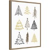 Amanti Art Christmas Trees 2 by Kristina N. Canvas Wall Art Print Framed 18-in. W x 24-in. H. - 2 of 4