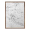 18" x 24" Blake Gray Marble Framed Printed Glass by the Creative Bunch Studio Gold - Kate & Laurel All Things Decor - 2 of 4