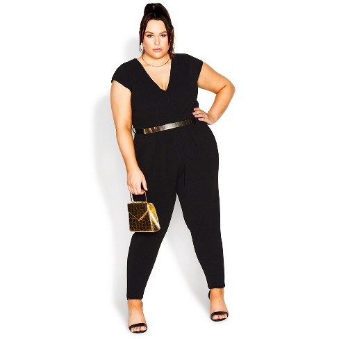 Women's Plus Size Evie Jumpsuit - Black