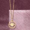 Pure Collection by Ross-Simons Italian 14kt Yellow Gold North Star Necklace - 3 of 4