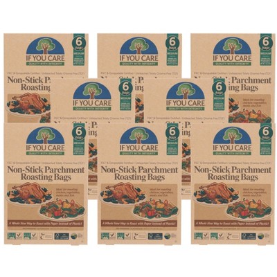 If You Care Non-Stick Parchment Roasting Bags Medium - Case of 8/6 ct