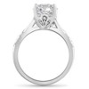 Pompeii3 2Ct Certified Diamond 950 Platinum Solitaire Diamond Engagement Ring Lab Created - 3 of 4