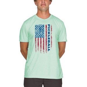 Vapor Apparel Men's Pickleball Flag UPF 50+ Sun Protection Short Sleeve Performance T-Shirt for Sports and Outdoor Lifestyle - 1 of 3