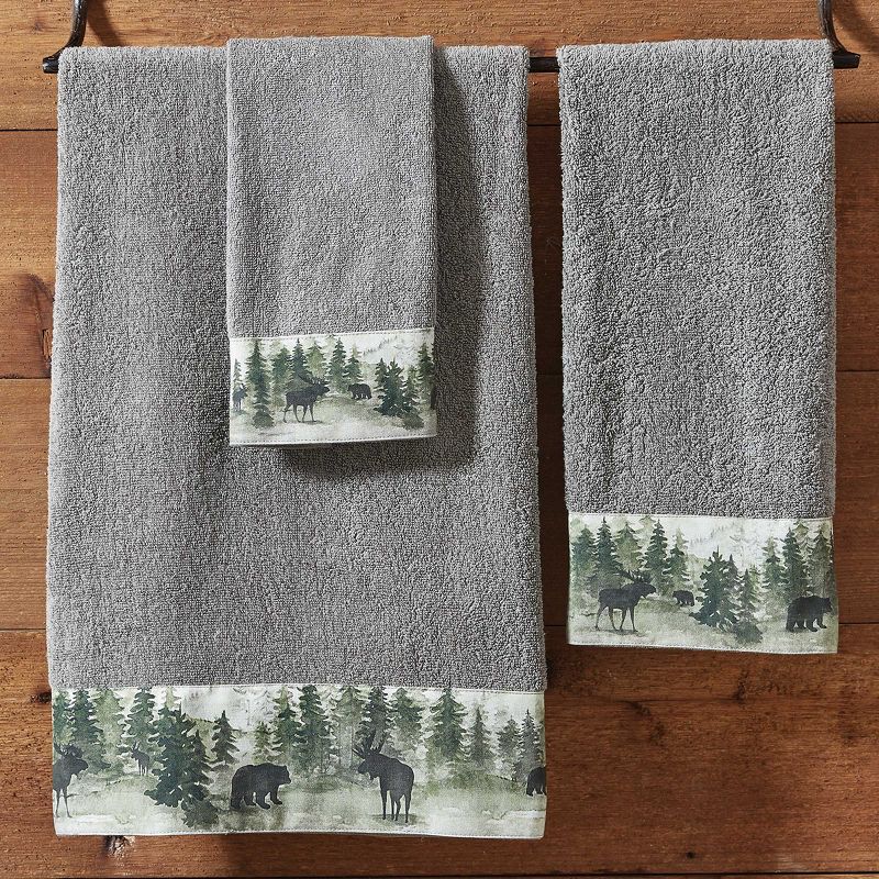 Park Designs Watercolor Wildlife Hand Towel Set of 2, 2 of 6