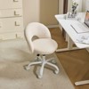 Karl Home |Duckling Yellow 21 inch W Small Office Chair Task Chair With Wheels - 2 of 4
