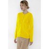 JENNIE LIU Women's 100% Cashmere Button Front Long Sleeve Crewneck Cardigan Sweater - 2 of 3