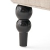 NicBex Linen Accent Chair Modern Upholstered Button Tufted Armchair Wingback Single Sofa Chair with Rotating Legs for Bedroom,Living Room - 4 of 4