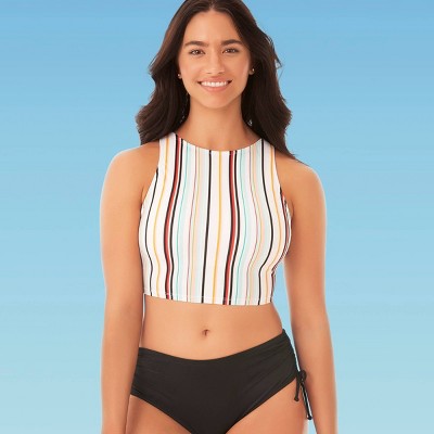 women's high neck bikini top