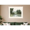 HomeRoots Stillwater Lakeside Reflections Gold Framed Wall Art - 2 of 4