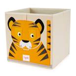 3 Sprouts Kids Childrens Collapsible Felt Storage Cube Bin Box for Cubby Shelves