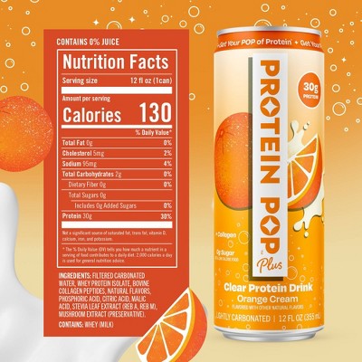 Protein Pop Plus Orange Cream - 30g Protein - 12 fl oz