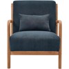 RISOKEYS Mid-Century Modern Accent Chair with Pillow: Stylish Corduroy Upholstery & Easy Assembly - for Living Room, Bedroom, Balcony Decor - 4 of 4