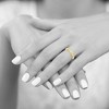 Black Bow Jewelry 2mm to 6mm 10K Yellow Gold Domed Comfort Fit Band - 4 of 4