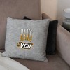 NCAA 16" Heather Gray Crisp Sweatshirt Pillow VCU - 3 of 4