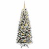 vidaXL Artificial Christmas Tree with 150 LEDs White 63 x 63 x 150 cm - 3 of 4