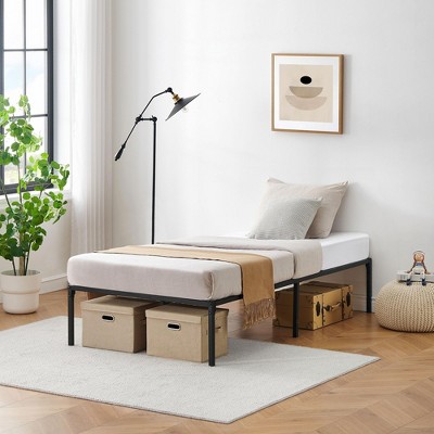 Black Metal Bed Frame, 13 Inch Bed Frames No Box Spring Needed, Platform Bed Frame, Noise Free, Easy Assembly