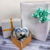 Pavilion Gift Company - Heaven in our Home - 5.5" x 5.25" Mirrored Glass Candle Holder - Candle Holders - 4 of 4