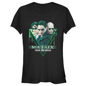 Juniors Womens The Matrix Trio T-Shirt - 1 of 4