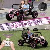 24V 2-Seater Ride On UTV Electric Car with Remote Control, Bluetooth, LED Lights, Suspension & Wide Seats - 2 of 4
