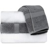 White Classic Luxury 100% Cotton Bath Towels Set of 4 - 27x54" - 2 of 4