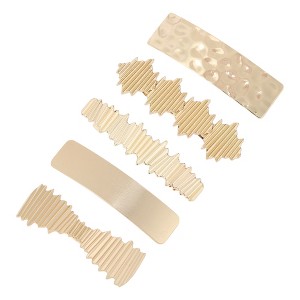 Unique Bargains Elegant Bow Hair Clips 5 Pcs - 1 of 4
