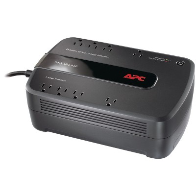 APC® Back-UPS® 650 8-Outlet 650VA System in Black