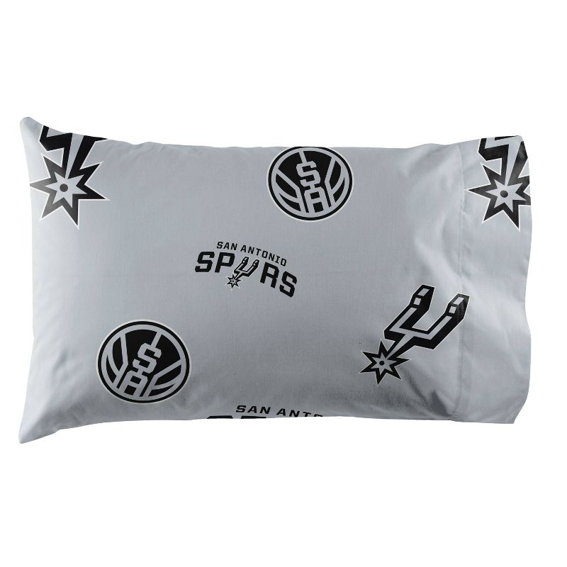 NBA San Antonio Spurs Rotary Bed Set - Queen, 3 of 4