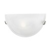 Livex Lighting Oasis 1 - Light Wall Light in  Brushed Nickel - 2 of 4