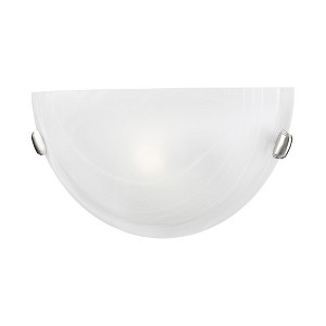 Livex Lighting Oasis 1 - Light Wall Light in  Brushed Nickel - 1 of 4