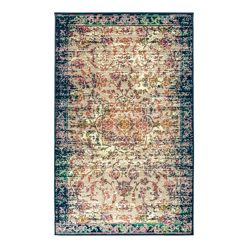 Modern Transitional Floral Indoor Area Rug by Bluee Nile Mills, 1 of 6
