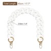 Unique Bargains Acrylic Fashion Flat Portable Handbag Replacement Strap - 2 of 4