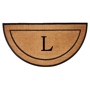 Calloway Mills 106573672L The General Monogram Doormat, 24" x 36", Letter L - 1 of 1