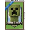 Trends International A Minecraft Movie - Creeper Logo Framed Wall Poster Prints - 3 of 4