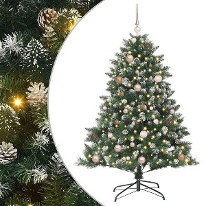 vidaXL Artificial Christmas Tree with Stand Green 105 x 105 x 150 cm - 1 of 4