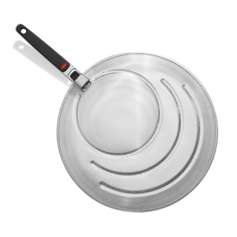 New Metal Mesh Splatter Cover Lid Cooking Frying Pan Kitchen Protector Guard