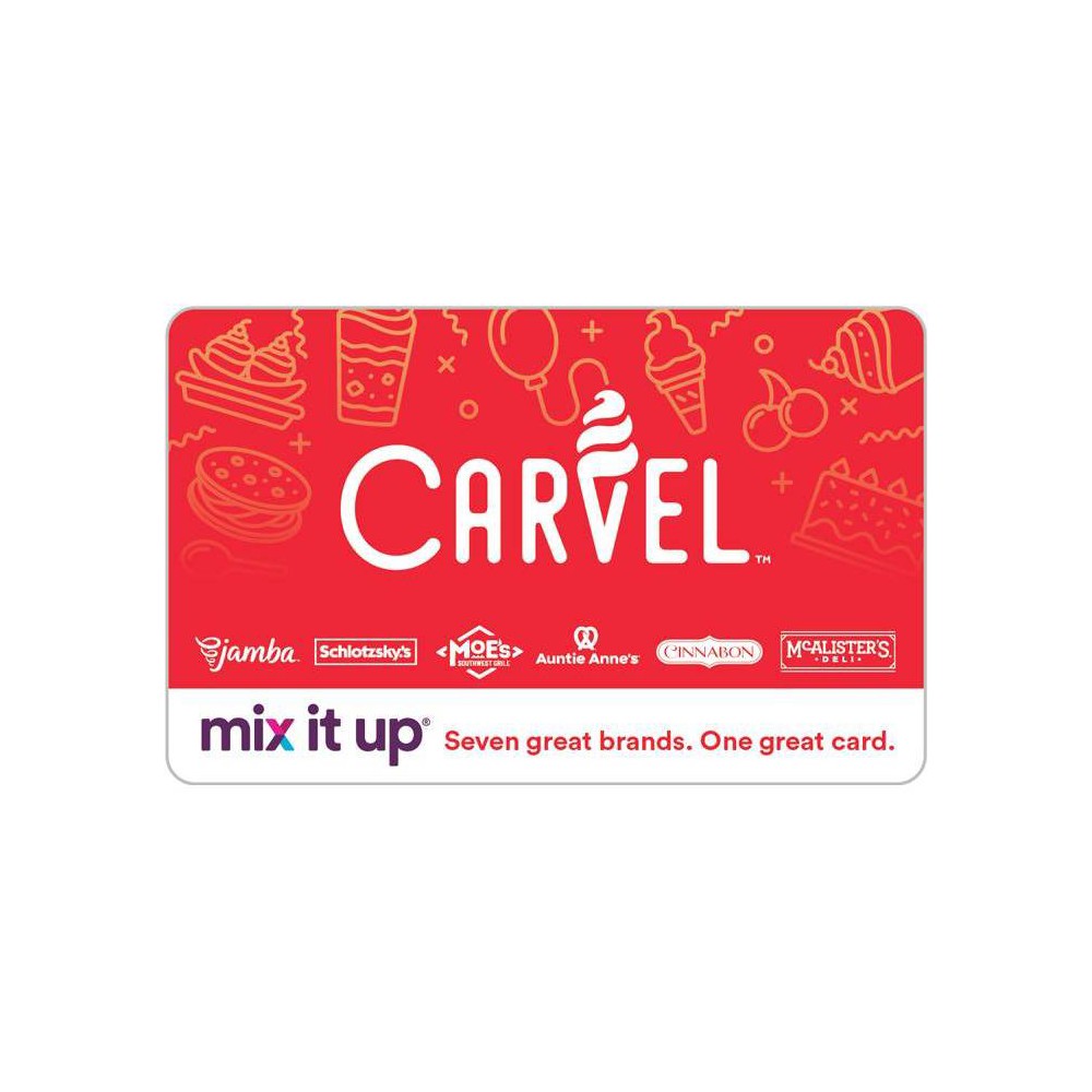 $10 Carvel Mix It Up Gift Card (Email Delivery)