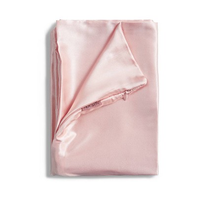 Blush Satin Standard/Queen Pillowcase for Kids