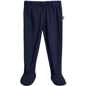 City Threads USA-Made Organic Cotton Soft Footed Baby Pants - 1 of 4
