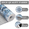 Washable Vintage Distressed Area Rug,Oriental Medallion Accent Carpet,Ultra-Soft Low Pile Non-Slip Floor Mat for Living Room Bedroom Office - 3 of 4