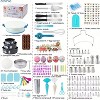 Angel Sar 655-Piece Cake Decorating Kit with 3 Springform Pans, Icing Piping Tips, Turntable, Carrier Case, Baking Tools Set - 2 of 4