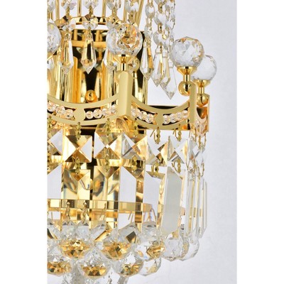 Corona Chrome Wall Sconce with Clear Royal Cut Crystal