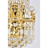 Elegant Lighting Corona 2 light Chrome Wall Sconce Clear Royal Cut Crystal - 3 of 4