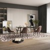 Leopard Rug - Washable Animal Print, Living Room Large Carpet, Soft Non-Slip, Non-Shedding Brown Carpet, Suitable for Office Dormitory Bedroom - 4 of 4