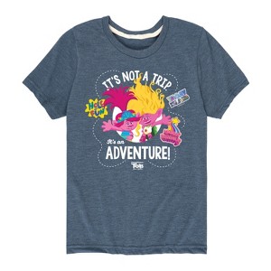 Boys' - Trolls - Not A Trip Adventure Map Poppy and Viva Short Sleeve Graphic T-Shirt - 1 of 4